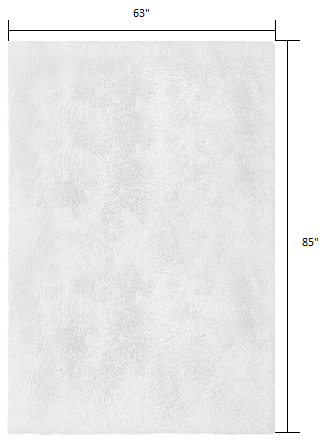 Homeroots 5' X 7' White Dhurrie Area Rug  Polyester 393206