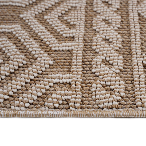 English Elm Loom 8X10 Mocha Geometric Area Rug - Durable Indoor/Outdoor Design, Stylish & Easy To Care For B335P289589