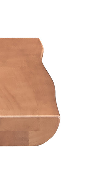 English Elm 3-Piece Natural Rattan Accent Chair Set with Matching End Table – Solid Rubber Wood, Cozy Seats, Balcony-Ready Style B2726S00568