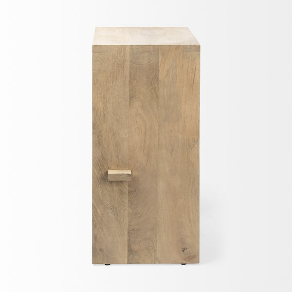 Homeroots 30" Brown Solid And Manufactured Wood Backless Counter Height Bar Chair   393423