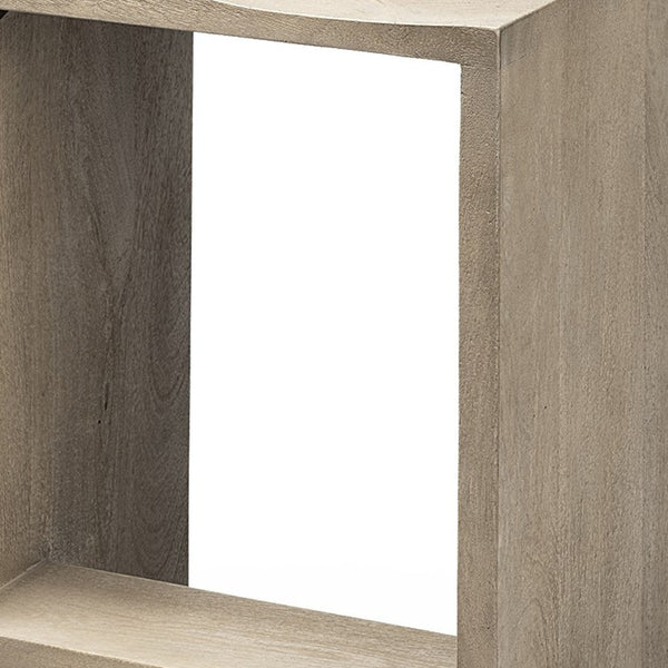 Homeroots 29" Brown Solid And Manufactured Wood Backless Counter Height Bar Chair   393424