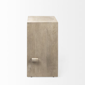 Homeroots 29" Brown Solid And Manufactured Wood Backless Counter Height Bar Chair   393424