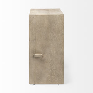 Homeroots 30" Brown Solid And Manufactured Wood Backless Counter Height Bar Chair   393440