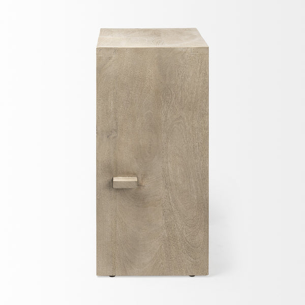 Homeroots 30" Brown Solid And Manufactured Wood Backless Counter Height Bar Chair   393440