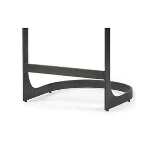 Homeroots 29" Brown Leather And Iron Backless Counter Height Bar Chair   393441