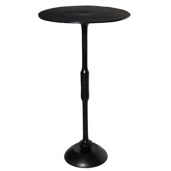 Homeroots 25" Bronze Iron Round End Table   393490