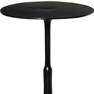 Homeroots 25" Bronze Iron Round End Table   393490