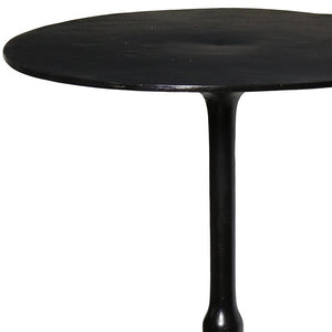 Homeroots 25" Bronze Iron Round End Table   393490