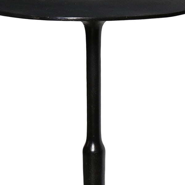 Homeroots 25" Bronze Iron Round End Table   393490
