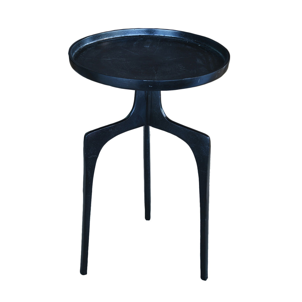 Homeroots Contemporary Blue Side Table   393492