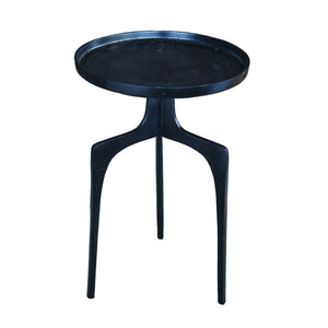Homeroots Contemporary Blue Side Table   393492