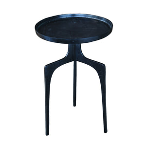 Homeroots Contemporary Blue Side Table   393492