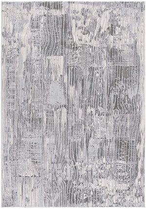 HomeRoots 10' Blue Abstract Power Loom Runner Rug - Stylish, Durable Design for High-Traffic Hallways & Entryways 6' X 9' 393529