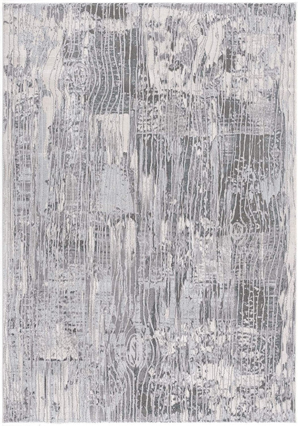 HomeRoots 10' Blue Abstract Power Loom Runner Rug - Stylish, Durable Design for High-Traffic Hallways & Entryways 6' X 9' 393529