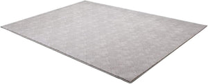 HomeRoots 4' Gray Distressed Diamonds Area Rug - Luxurious Soft Texture for Modern and Transitional Spaces 8' x 11' 393544