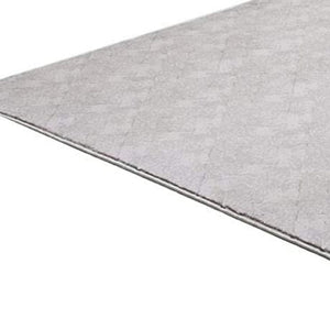 HomeRoots 4' Gray Distressed Diamonds Area Rug - Luxurious Soft Texture for Modern and Transitional Spaces 8' x 11' 393544