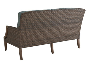 Lexington Tommy Bahama Outdoor 3935-22-40 Harbor Isle Love Seat - Coastal Style, Plush Cushions & Elegant Woven Design For Outdoors  Wood 3935-22-40