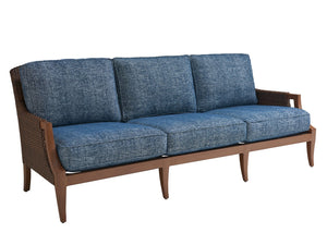 Lexington Tommy Bahama Outdoor 3935-33-40 Harbor Isle Sofa By Tommy Bahama - Stylish Outdoor Seating With Plush Comfort & Woven Design  Wood 3935-33-40