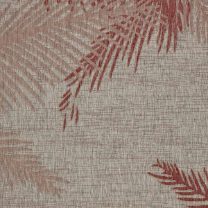 HomeRoots 8' Beige Area Rug - Versatile Indoor Outdoor Design with Floral Motif for Stylish Spaces and Durability 8' X 9' 393733