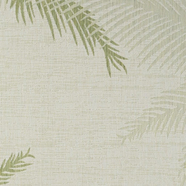 HomeRoots 8' Beige Indoor Outdoor Area Rug - Elegant Floral Design, Durable, Low-Maintenance for Any Space 8' X 9' 393736