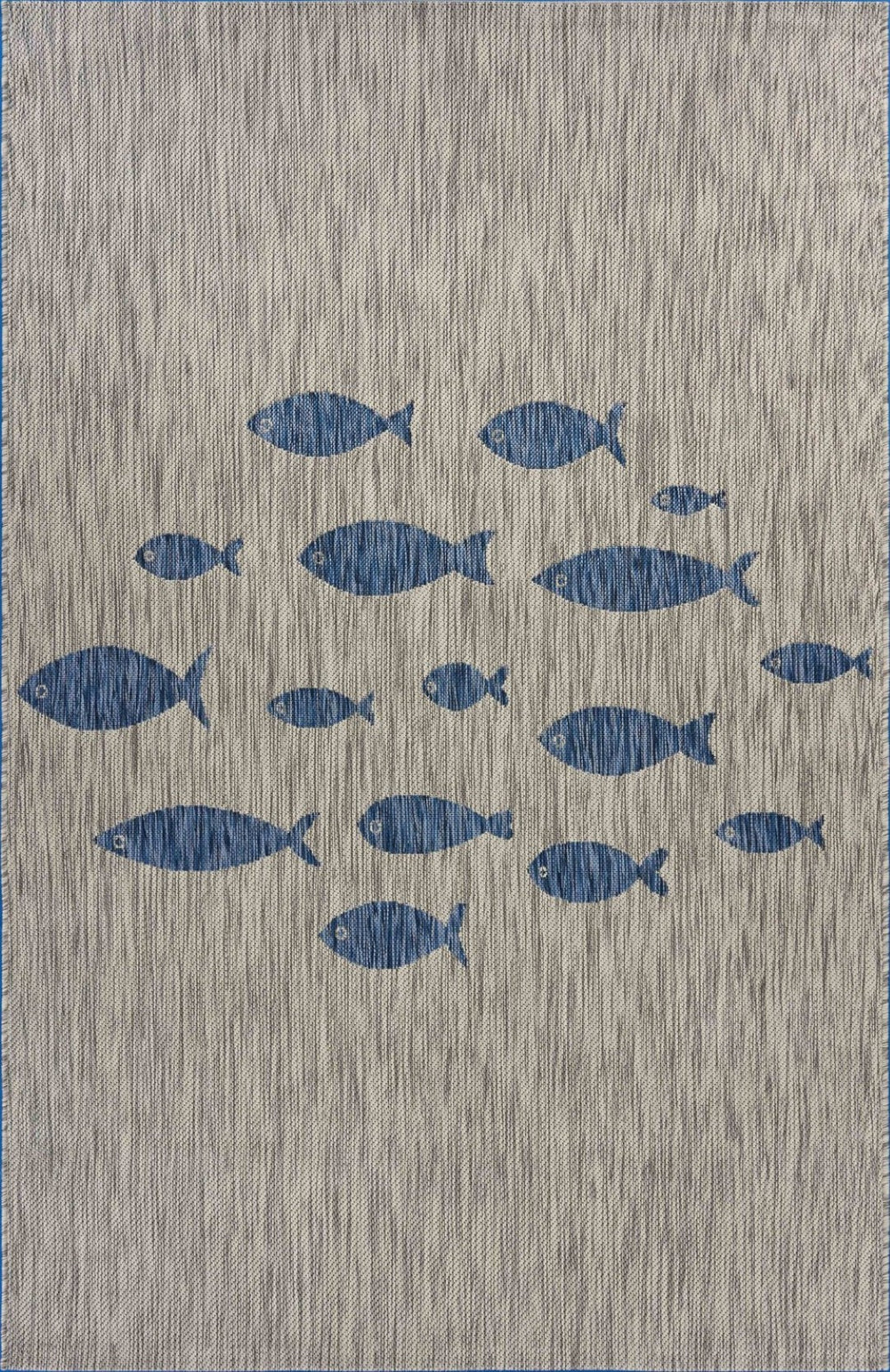 HomeRoots 8' Versatile Gray Indoor Outdoor Area Rug – Stylish, Durable, and Low-Maintenance for Any Space 8' x 10' 393764