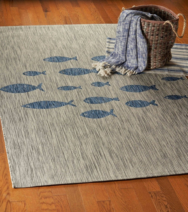 HomeRoots 8' Versatile Gray Indoor Outdoor Area Rug – Stylish, Durable, and Low-Maintenance for Any Space 8' x 10' 393764