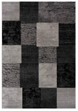 Homeroots 3' X 5' Gray Checkered Power Loom Area Rug  Polypropylene 393800