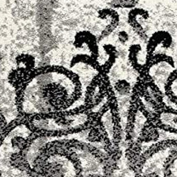 HomeRoots 10' Gray Damask Dhurrie Runner Rug - Elegant Turkish Design for High-Traffic Areas & Transitional Spaces 2' x 20' 393893