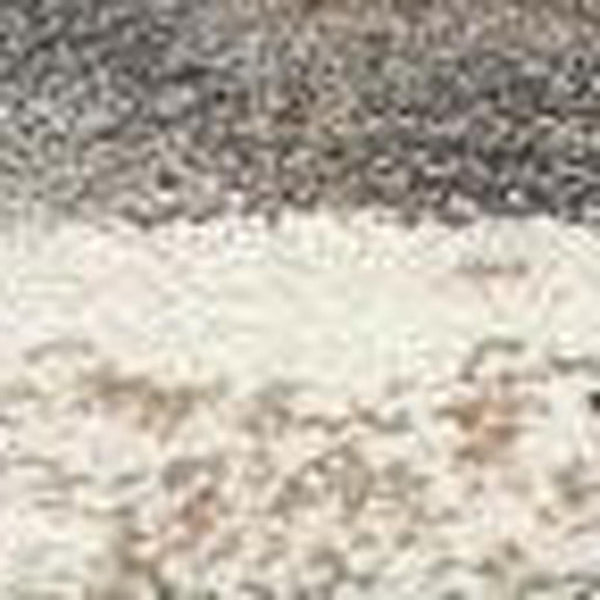 HomeRoots 10' Modern Abstract Runner Rug in Beige, Brown & Gray - Soft, Stylish, and Durable for Hallways 6' X 9' 393994