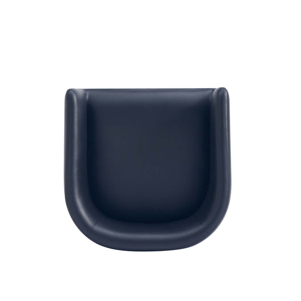 English Elm Louvre Modern Metal Counter Stool In Black Leatherette With Gold Base, Fully Assembled Comfort & Style B365P400008