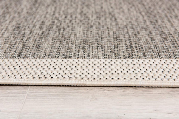 HomeRoots 10' Beige and Gray Abstract Runner Rug - Modern Style for Hallways, Kitchens, and Entryways 3' x 13' 394064