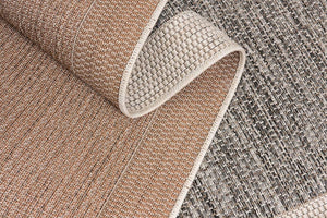 HomeRoots 10' Beige and Gray Abstract Runner Rug - Modern Style for Hallways, Kitchens, and Entryways 3' x 20' 394066
