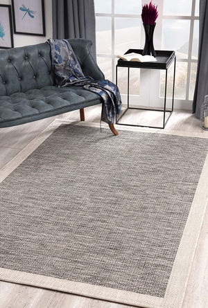 HomeRoots 10' Beige and Gray Abstract Runner Rug - Modern Style for Hallways, Kitchens, and Entryways 5' x 8' 394070