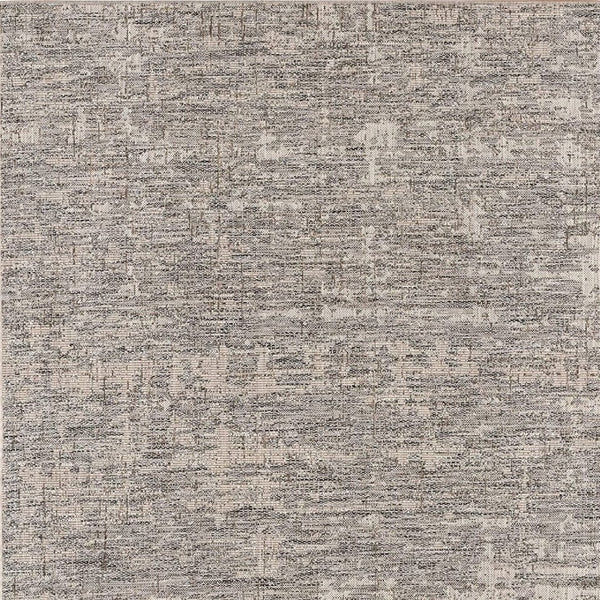 HomeRoots 10' Ivory Abstract Power Loom Runner Rug - Modern, Durable Design for Hallways and Entryways, Easy Care 3' x 13' 394076