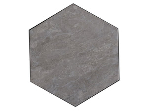 Lexington Tommy Bahama Outdoor 3940-950 Spot Table - Sleek Hexagonal Stone Top On Modern Graphite Base, Perfect For Chic Outdoor Spaces Obsidian  3940-950