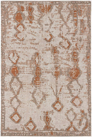 HomeRoots 5' Beige and Brown Abstract Area Rug – Modern Design for Living Rooms, Dining Spaces, and More 5' x 8' 394104