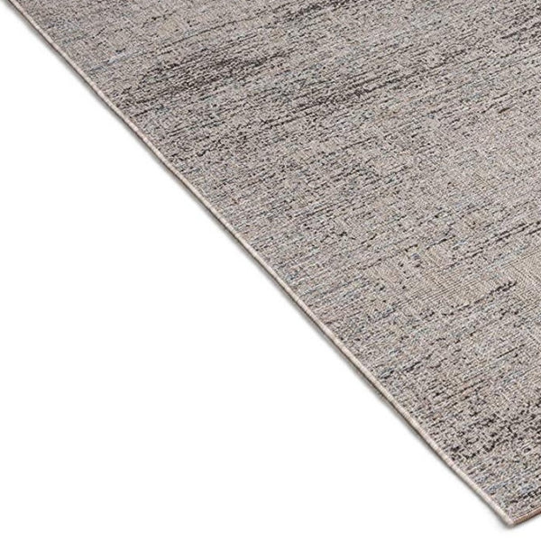 HomeRoots 5' Blue and Gray Distressed Area Rug - Modern Abstract Design for Comfortable, Stylish Living Spaces 5' x 8' 394114