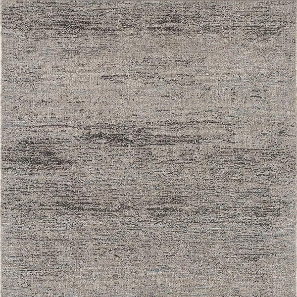 HomeRoots 5' Blue and Gray Distressed Area Rug - Modern Abstract Design for Comfortable, Stylish Living Spaces 5' x 8' 394114