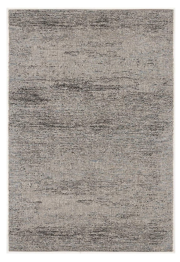 HomeRoots 5' Blue and Gray Distressed Area Rug - Modern Abstract Design for Comfortable, Stylish Living Spaces 8' X 10' 394115