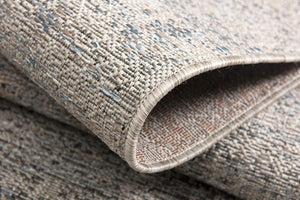 HomeRoots 5' Blue and Gray Distressed Area Rug - Modern Abstract Design for Comfortable, Stylish Living Spaces 8' X 10' 394115