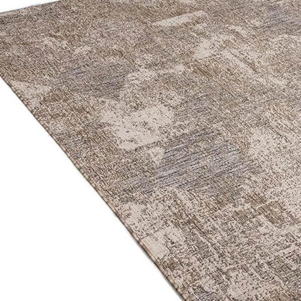 HomeRoots 5' Gray and Ivory Abstract Area Rug - Modern, Durable, and Easy-Care for Stylish Living Spaces 5' X 7' 394124