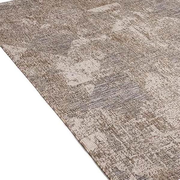 HomeRoots 5' Gray and Ivory Abstract Area Rug - Modern, Durable, and Easy-Care for Stylish Living Spaces 5' X 7' 394124