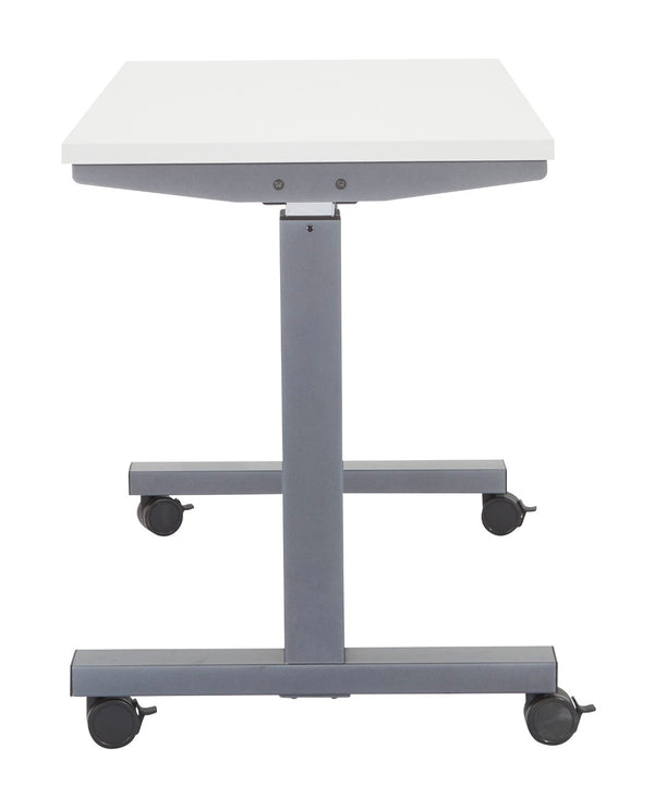 OSP Home Furnishings 4' Sit Stand Desk Frame with Pneumatic Height Adjustment for Office Workstations 4' HB6024-7