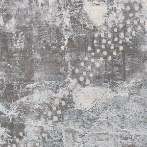 HomeRoots 5' Blue Abstract Area Rug - Contemporary Power Loom Design for Modern Homes with Plush Comfort 6' X 9' 394158