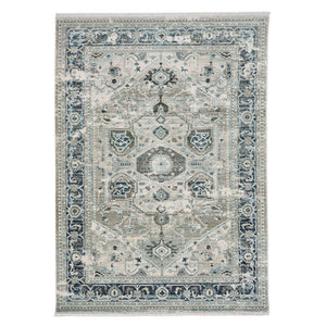 Capel Rugs Alden-heriz Timeless Area Rug - Exquisite Machine-made Design In Modern Colors For Lasting Beauty Silver Grey, Blue 100% Olefin 3942ns02060800330