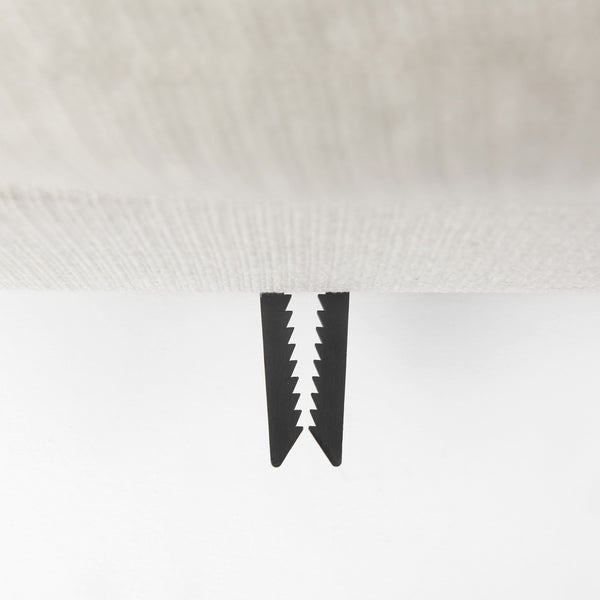 Homeroots 26" Beige Polyester And Brown Cocktail Ottoman   394236