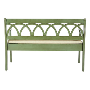 OSP Home Furnishings Coventry Storage Bench Sage