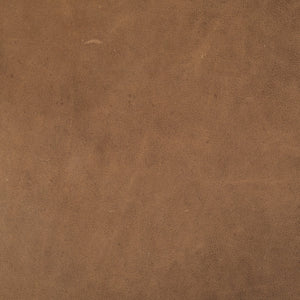 Homeroots 36" Brown Faux Leather Cube Ottoman   394245