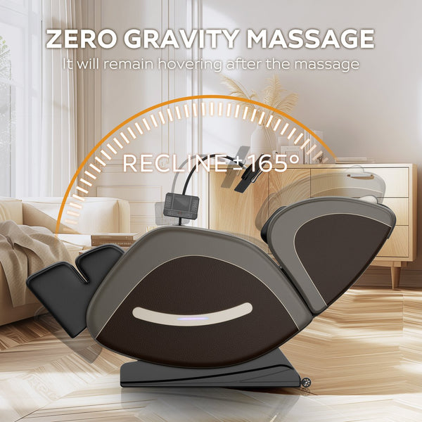 English Elm Massage Chair Recliner - Zero Gravity Full Body Air Pressure System For Ultimate Relaxation 2024 W1875P224687