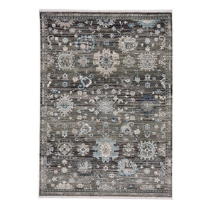 Capel Rugs Alden-ushak Timeless Elegance: Durable, Machine-woven Area Rug In Contemporary Colors For Any Space Shadow, Blue 100% Olefin 3944rs05010705370